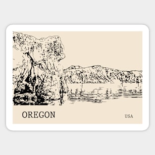 Oregon USA Sticker